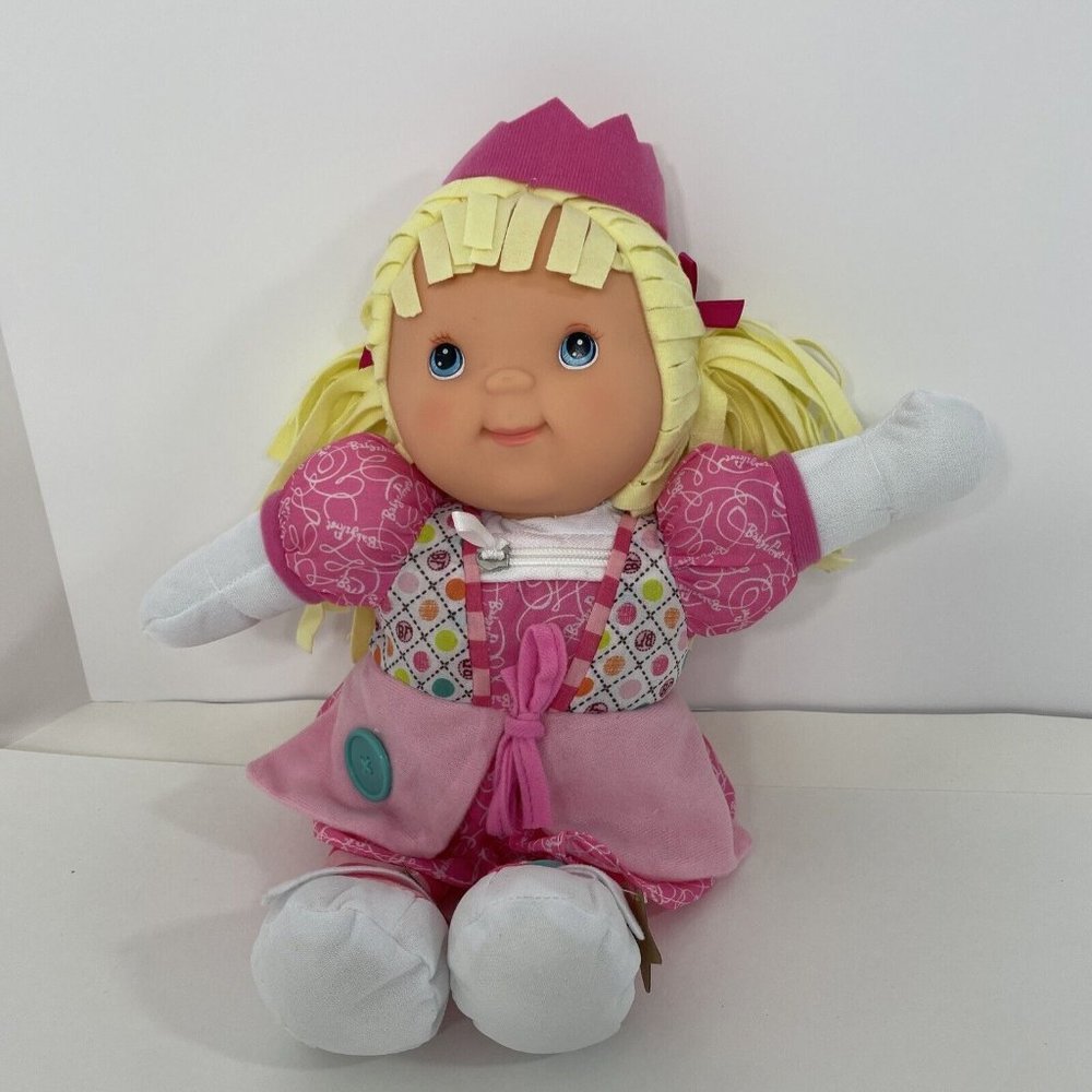 Baby’s First Zippity Princess Doll Goldberger Toy Educational Learn-to-Dress 15"